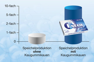 Speichelproduktion Diagramm